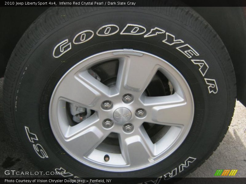 Inferno Red Crystal Pearl / Dark Slate Gray 2010 Jeep Liberty Sport 4x4