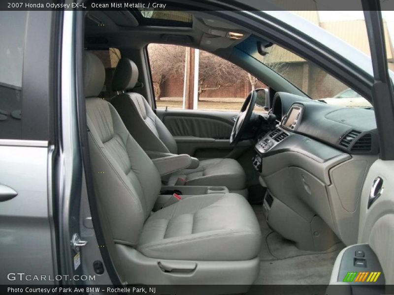 Ocean Mist Metallic / Gray 2007 Honda Odyssey EX-L