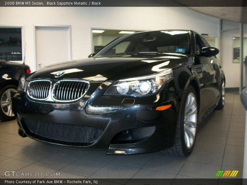Black Sapphire Metallic / Black 2008 BMW M5 Sedan