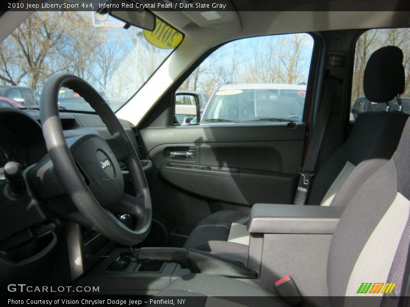 Inferno Red Crystal Pearl / Dark Slate Gray 2010 Jeep Liberty Sport 4x4