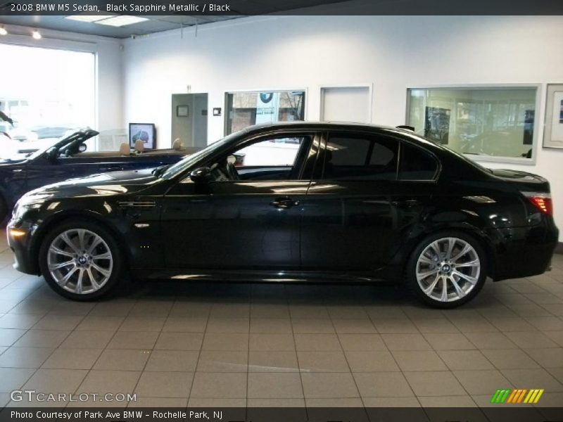 Black Sapphire Metallic / Black 2008 BMW M5 Sedan