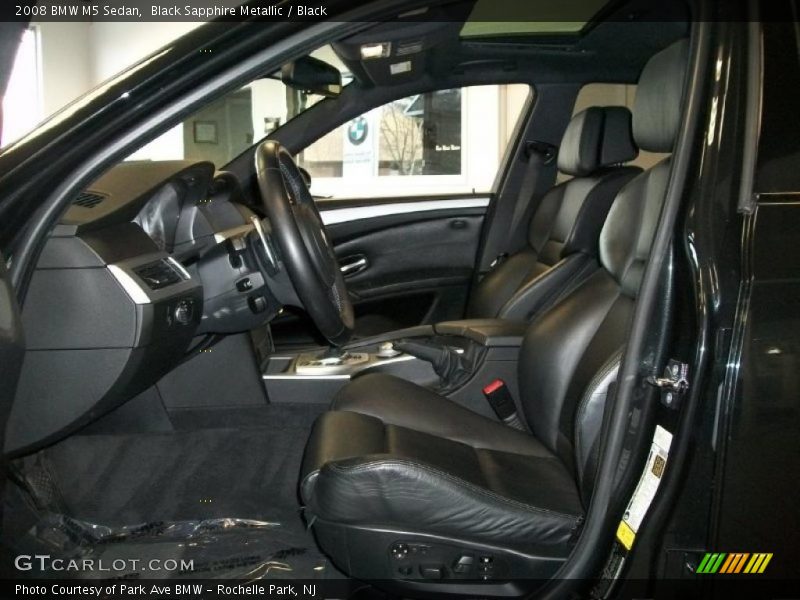  2008 M5 Sedan Black Interior
