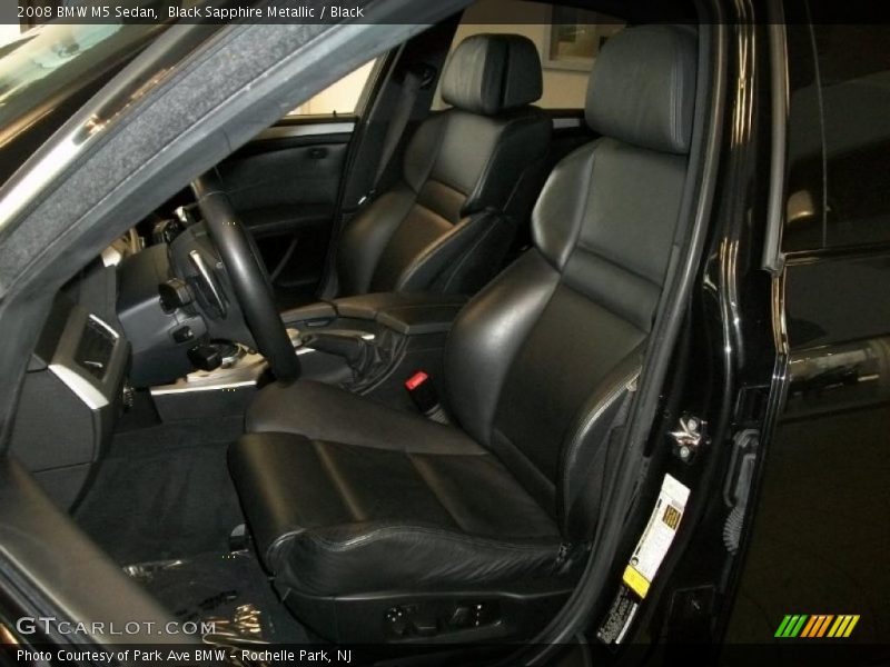  2008 M5 Sedan Black Interior