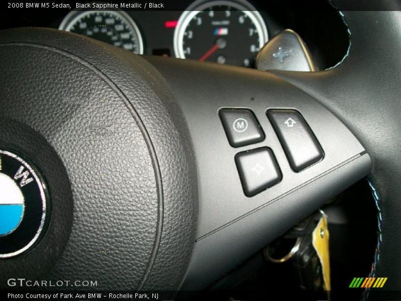 Black Sapphire Metallic / Black 2008 BMW M5 Sedan