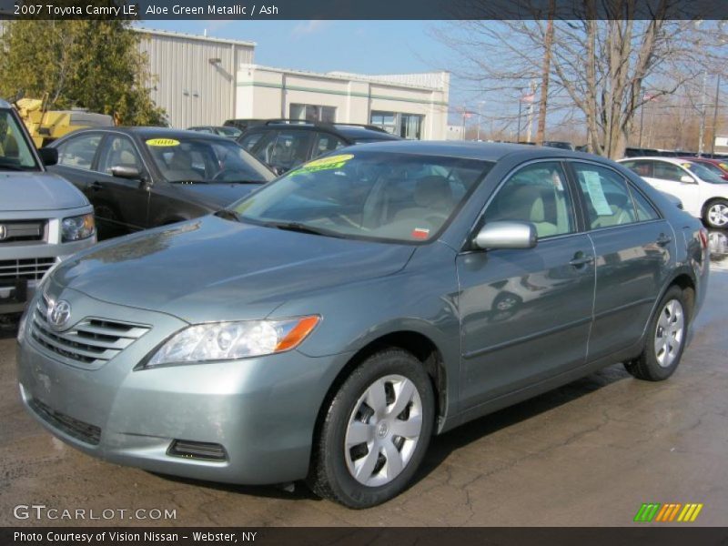 Aloe Green Metallic / Ash 2007 Toyota Camry LE