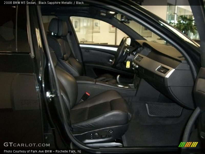 Black Sapphire Metallic / Black 2008 BMW M5 Sedan