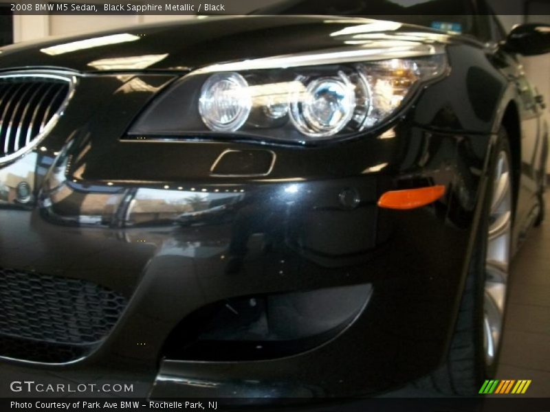 Black Sapphire Metallic / Black 2008 BMW M5 Sedan