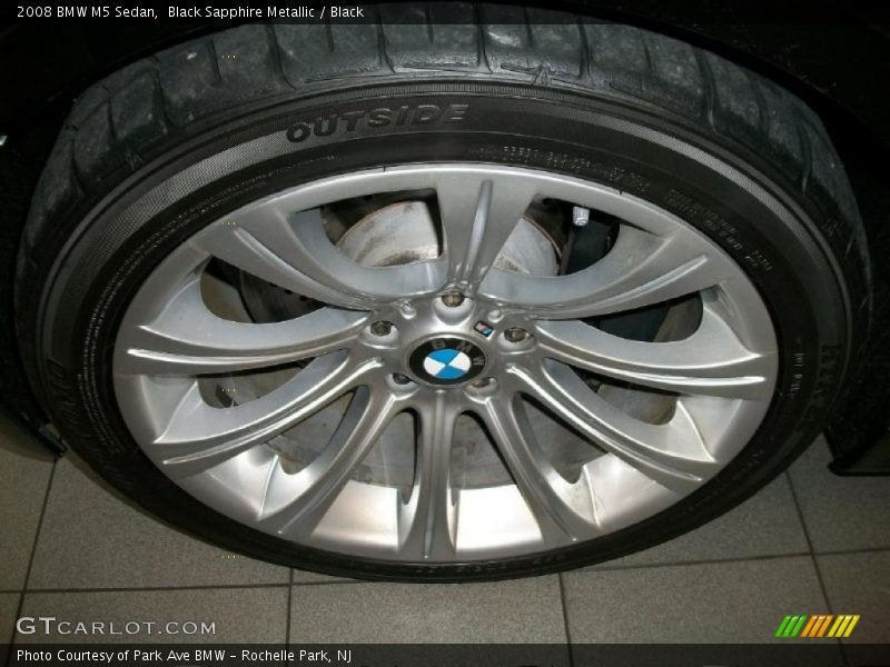Black Sapphire Metallic / Black 2008 BMW M5 Sedan