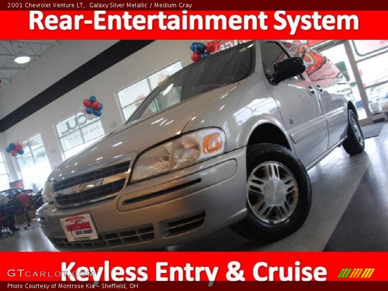 Galaxy Silver Metallic / Medium Gray 2001 Chevrolet Venture LT