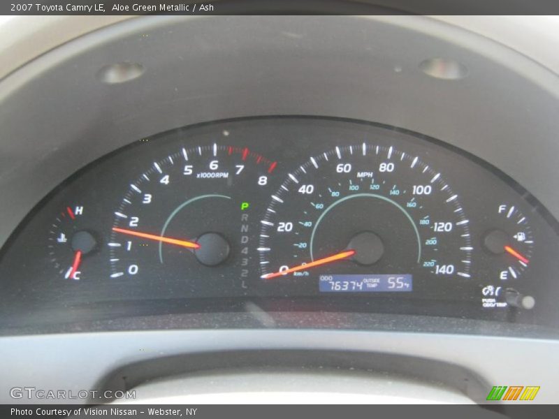 Aloe Green Metallic / Ash 2007 Toyota Camry LE