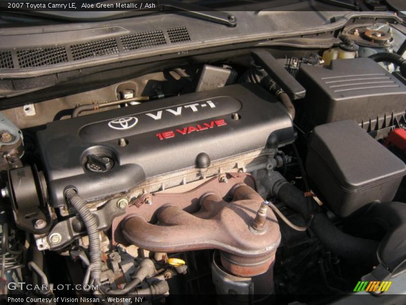 Aloe Green Metallic / Ash 2007 Toyota Camry LE
