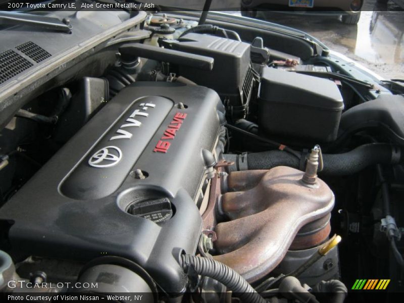 Aloe Green Metallic / Ash 2007 Toyota Camry LE