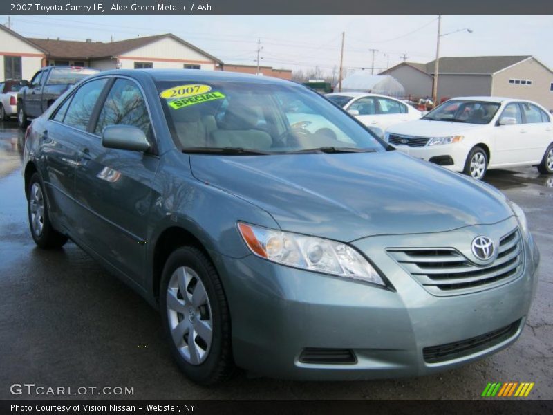 Aloe Green Metallic / Ash 2007 Toyota Camry LE