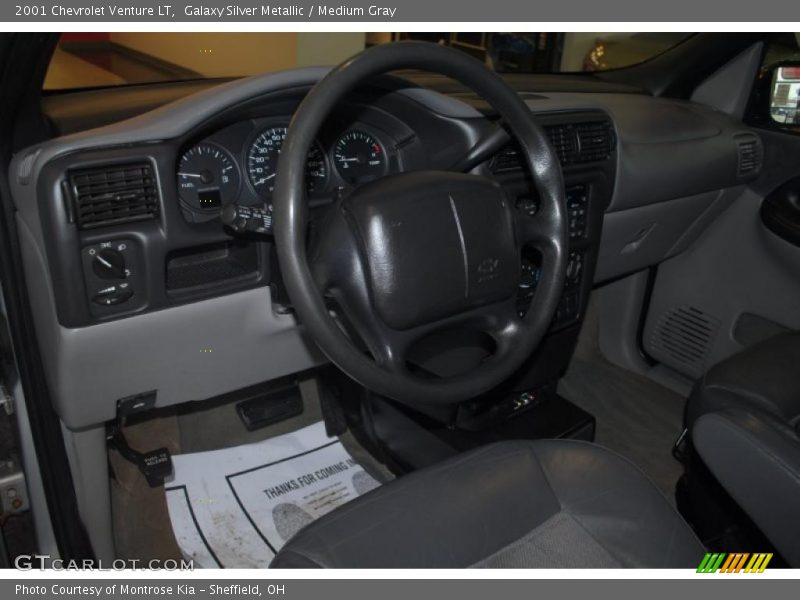 Galaxy Silver Metallic / Medium Gray 2001 Chevrolet Venture LT
