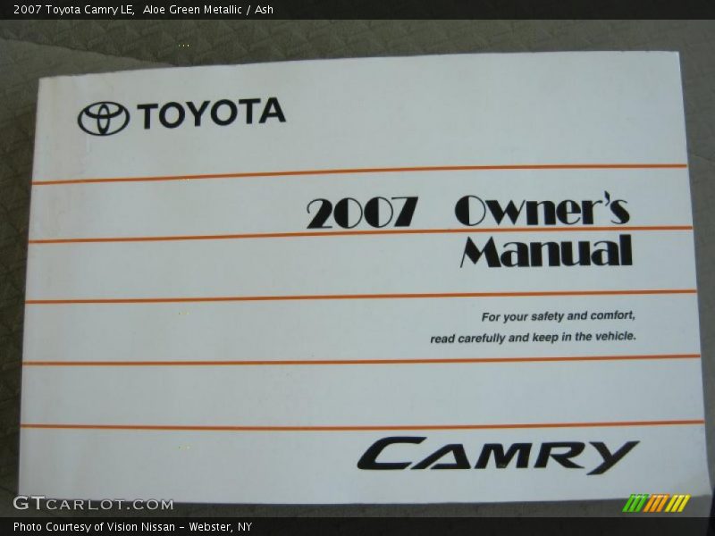 Aloe Green Metallic / Ash 2007 Toyota Camry LE