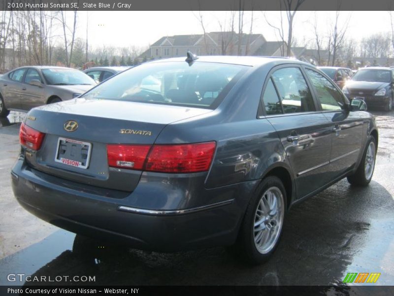 Slate Blue / Gray 2010 Hyundai Sonata SE