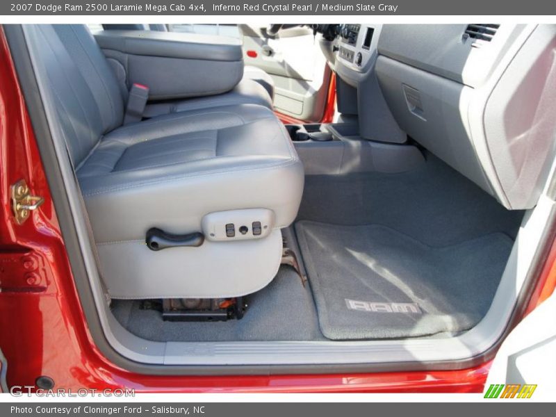 Inferno Red Crystal Pearl / Medium Slate Gray 2007 Dodge Ram 2500 Laramie Mega Cab 4x4