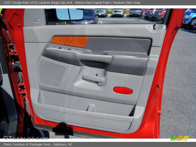 Inferno Red Crystal Pearl / Medium Slate Gray 2007 Dodge Ram 2500 Laramie Mega Cab 4x4