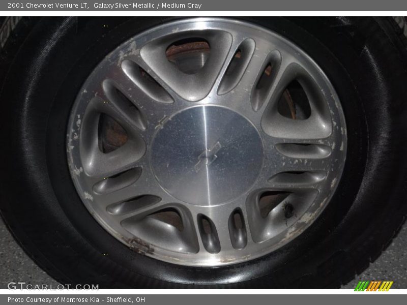 Galaxy Silver Metallic / Medium Gray 2001 Chevrolet Venture LT