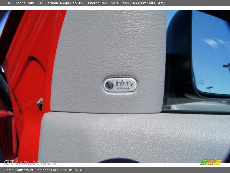 Inferno Red Crystal Pearl / Medium Slate Gray 2007 Dodge Ram 2500 Laramie Mega Cab 4x4