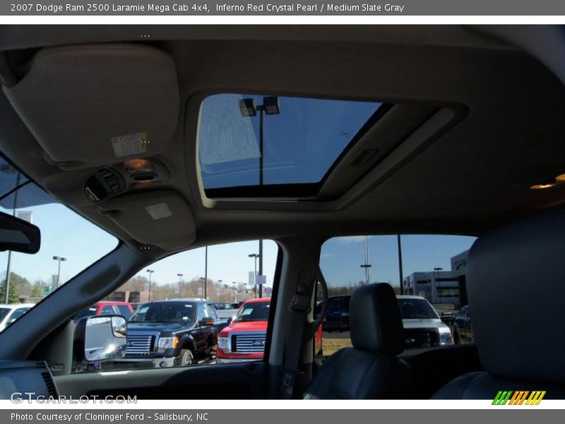Inferno Red Crystal Pearl / Medium Slate Gray 2007 Dodge Ram 2500 Laramie Mega Cab 4x4