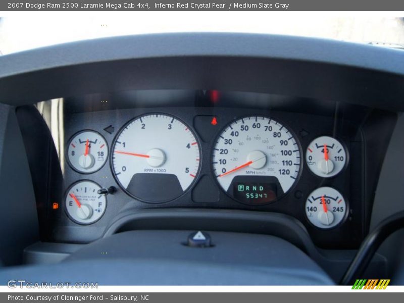  2007 Ram 2500 Laramie Mega Cab 4x4 Laramie Mega Cab 4x4 Gauges