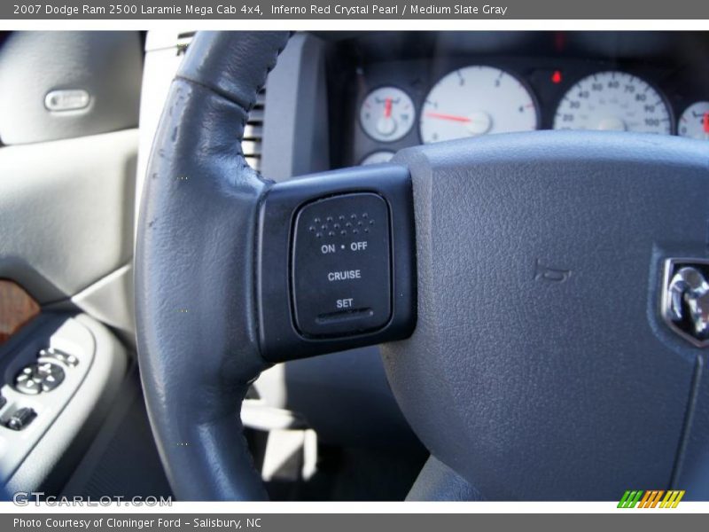Inferno Red Crystal Pearl / Medium Slate Gray 2007 Dodge Ram 2500 Laramie Mega Cab 4x4
