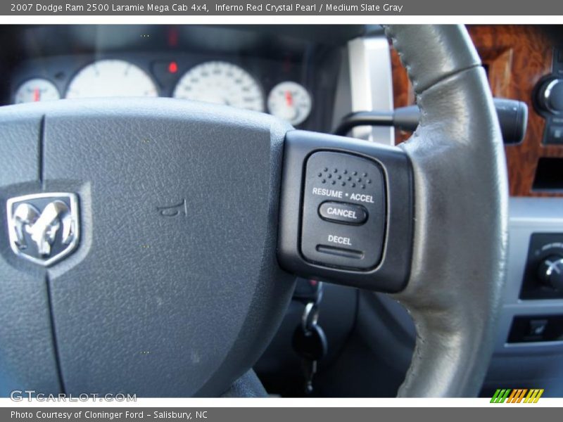 Inferno Red Crystal Pearl / Medium Slate Gray 2007 Dodge Ram 2500 Laramie Mega Cab 4x4