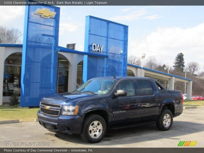Dark Blue Metallic / Light Titanium 2009 Chevrolet Avalanche LS 4x4