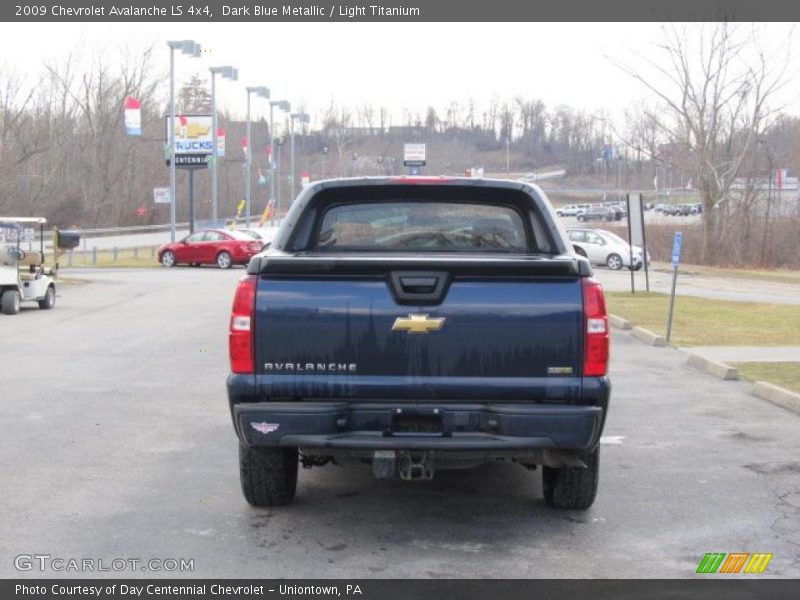 Dark Blue Metallic / Light Titanium 2009 Chevrolet Avalanche LS 4x4