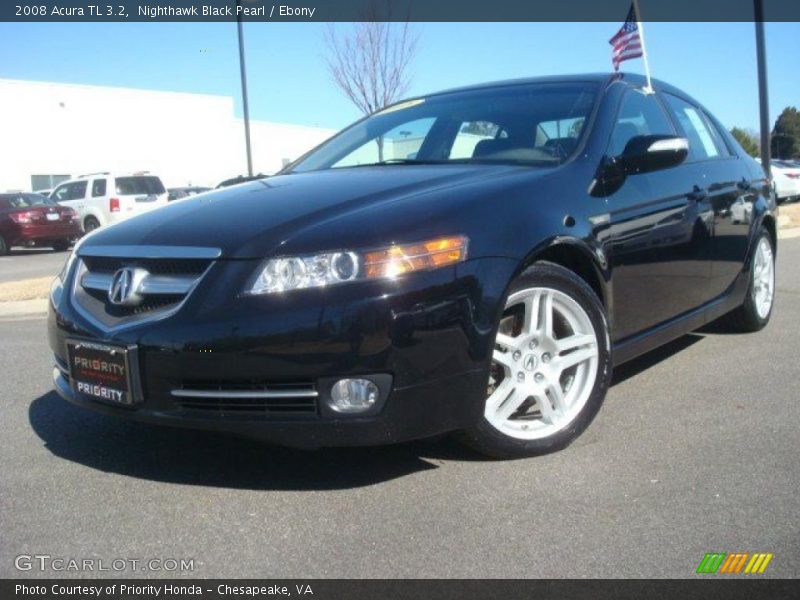 Nighthawk Black Pearl / Ebony 2008 Acura TL 3.2