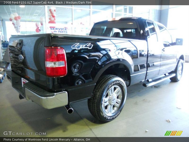 Black / Medium/Dark Flint 2008 Ford F150 XLT SuperCab 4x4