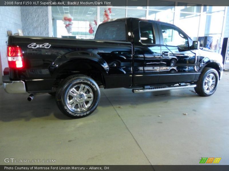 Black / Medium/Dark Flint 2008 Ford F150 XLT SuperCab 4x4