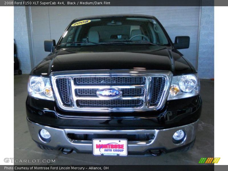 Black / Medium/Dark Flint 2008 Ford F150 XLT SuperCab 4x4