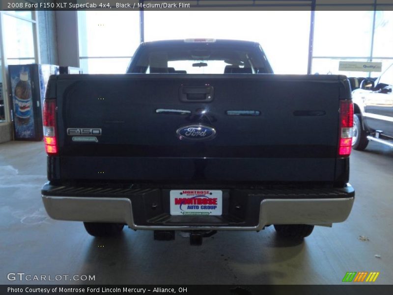 Black / Medium/Dark Flint 2008 Ford F150 XLT SuperCab 4x4
