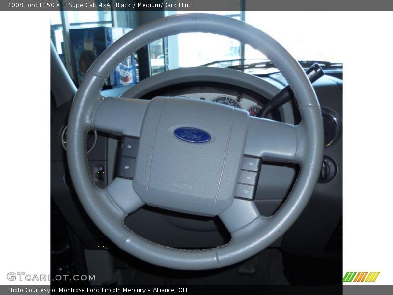 Black / Medium/Dark Flint 2008 Ford F150 XLT SuperCab 4x4