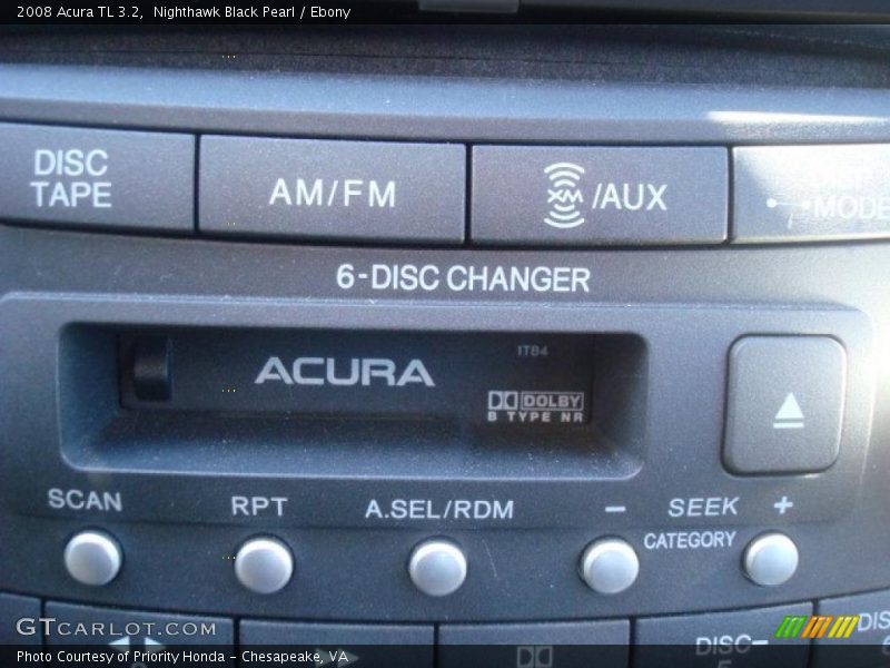 Nighthawk Black Pearl / Ebony 2008 Acura TL 3.2