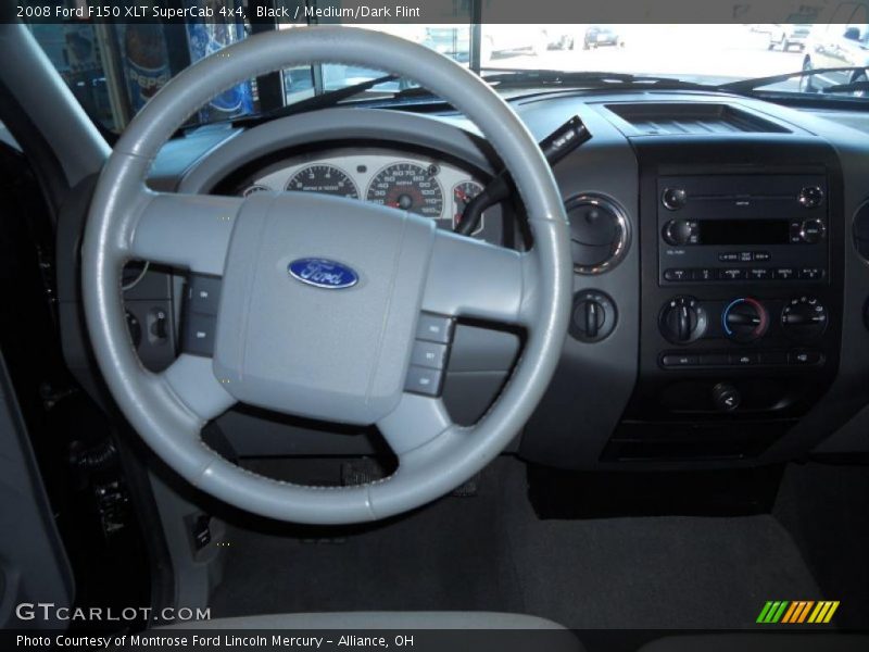 Black / Medium/Dark Flint 2008 Ford F150 XLT SuperCab 4x4