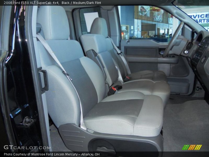 Black / Medium/Dark Flint 2008 Ford F150 XLT SuperCab 4x4
