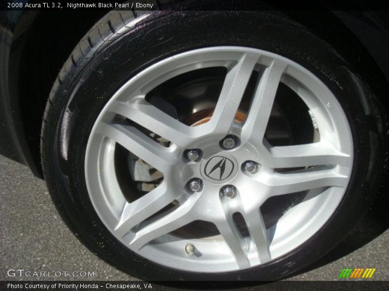 Nighthawk Black Pearl / Ebony 2008 Acura TL 3.2