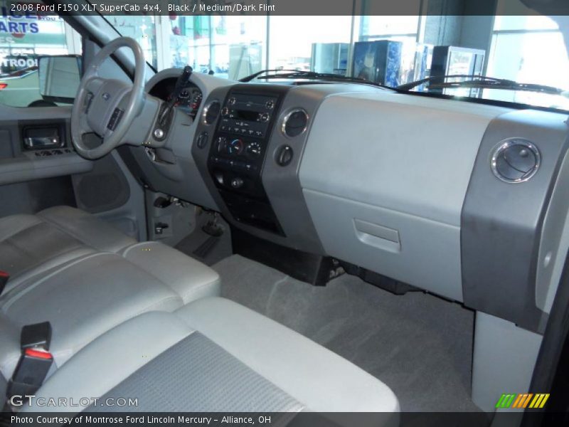 Black / Medium/Dark Flint 2008 Ford F150 XLT SuperCab 4x4