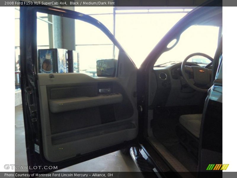 Black / Medium/Dark Flint 2008 Ford F150 XLT SuperCab 4x4