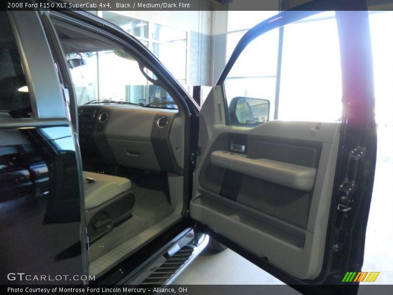 Black / Medium/Dark Flint 2008 Ford F150 XLT SuperCab 4x4