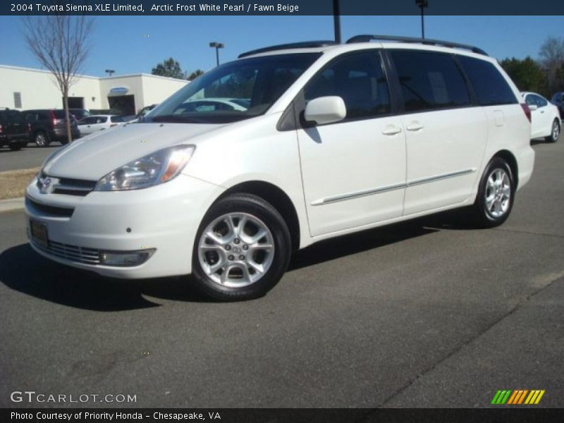 Arctic Frost White Pearl / Fawn Beige 2004 Toyota Sienna XLE Limited