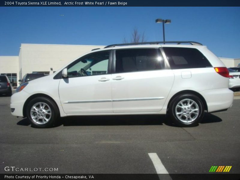 Arctic Frost White Pearl / Fawn Beige 2004 Toyota Sienna XLE Limited