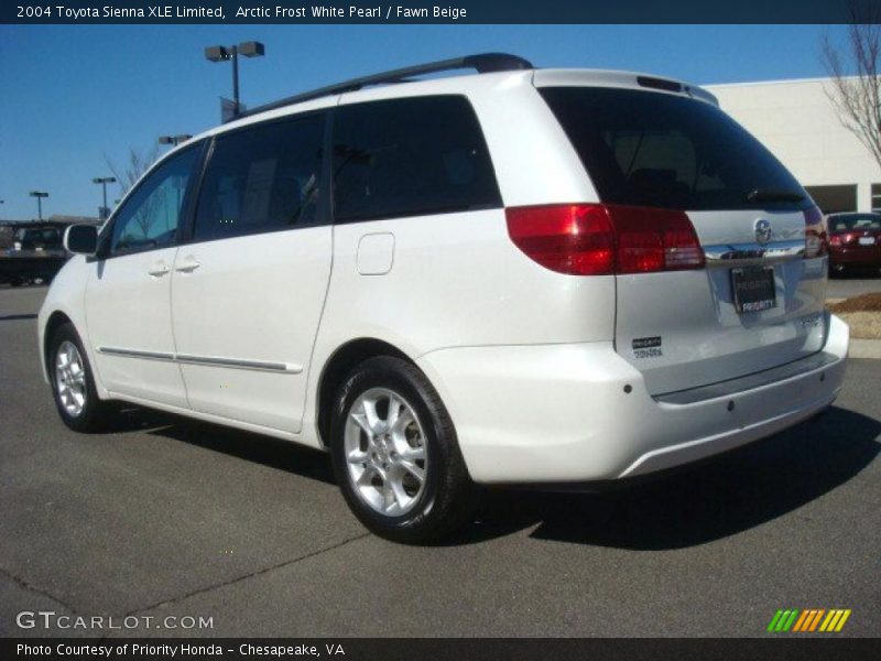 Arctic Frost White Pearl / Fawn Beige 2004 Toyota Sienna XLE Limited