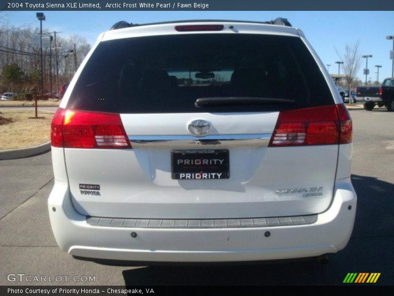 Arctic Frost White Pearl / Fawn Beige 2004 Toyota Sienna XLE Limited