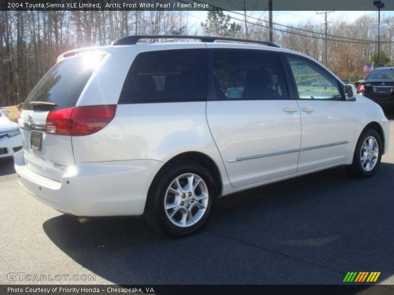 Arctic Frost White Pearl / Fawn Beige 2004 Toyota Sienna XLE Limited