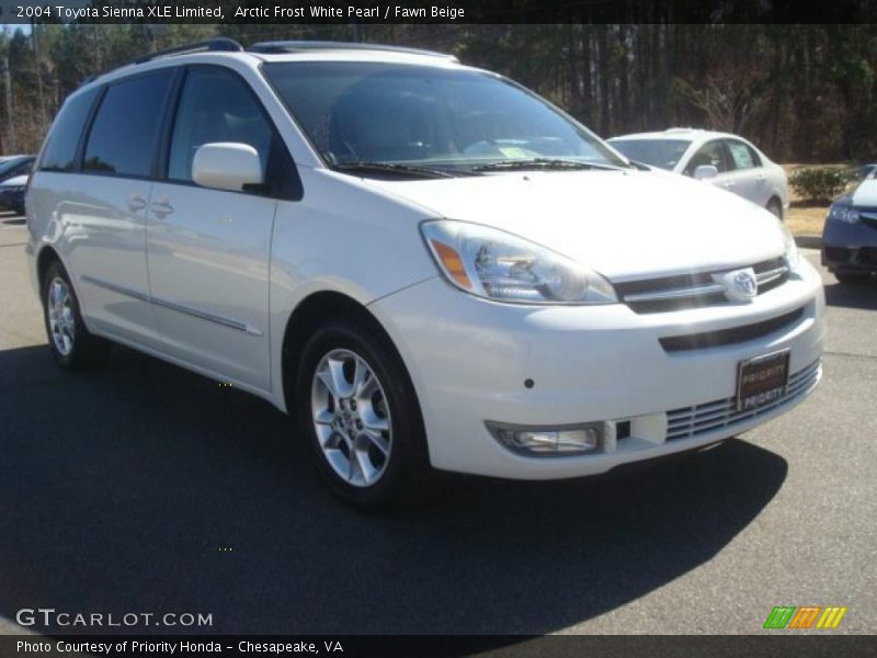 Arctic Frost White Pearl / Fawn Beige 2004 Toyota Sienna XLE Limited
