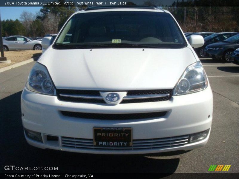 Arctic Frost White Pearl / Fawn Beige 2004 Toyota Sienna XLE Limited